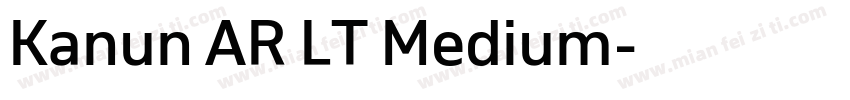 Kanun AR LT Medium字体转换